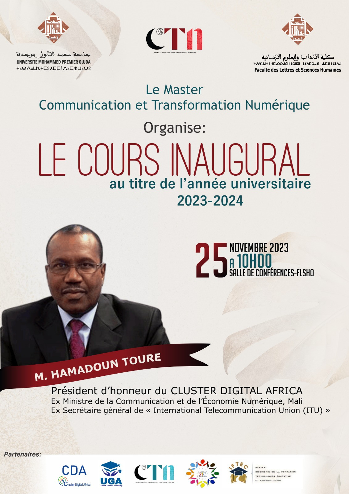 Cours Inaugural
